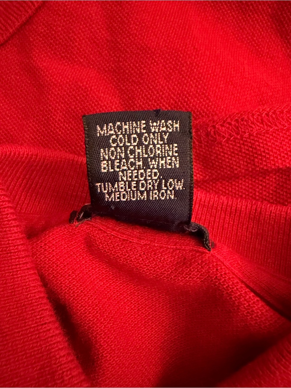 Ralph Lauren Girls Vibrant Red Long-Sleeve Dress w/Built-In Bloomers Size 12-18M - Picture 7 of 9